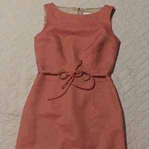 David Meister coral/ orange dress